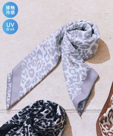 earth music&ecology 【予約】ふるふるひんやり アニマル柄スカーフ