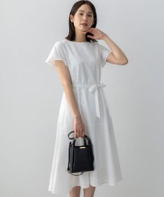 組曲 エンブロイダリーレースフレアスリーブ ワンピース