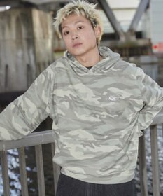 WEGO 【ユニセックス着用ITEM】パターンメタルワンポイントプルパーカー