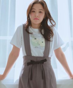 Feroux 【2WAY】サス付きリボン パンツ