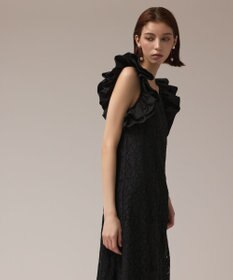 GRACE CONTINENTAL フリルレースワンピース