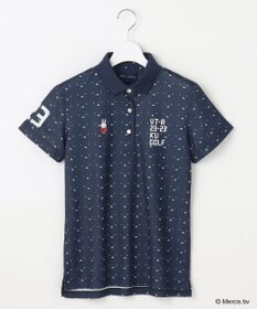 23区GOLF 【WOMEN】【吸水速乾/UVカット】ミッフィーフェイスポロシャツ