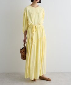 Green Parks ボリュームスリーブティアードワンピース