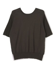BEIGE， JULIE / コットンシルク 2WAY半袖ニット