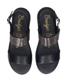 Bridget Birkin 【Bridget Birkin】キラキラバンドウェッジサンダル