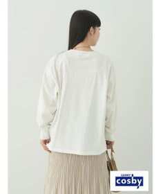 earth music&ecology Ｃｏｓｂｙ×ｅａｒｔｈ　ベアープリントロングＴシャツ