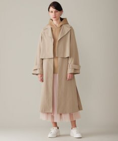 自由区 L 【洗える】シャイニースムースニット パーカー