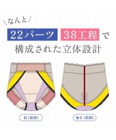 BRADELIS New York 【BRADELIS NewYork peace】おしりPラインラッピングショーツ24 深め お腹スッキリ 美尻メイク 補正下着 DB224201