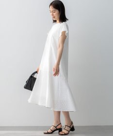 組曲 S エンブロイダリーレースフレアスリーブ ワンピース