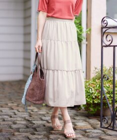 ANY SIS 【撥水・UVカット・速乾】ティアード スカート