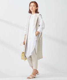 WEB/一部店舗限定】 LIBECO LINEN チュニックシャツ / 23区