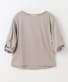 ANY 【接触冷感】シルケットスムース ツイストスリーブトップス