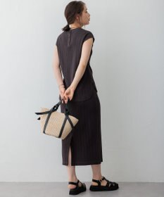 23区 S 【SLOW/一部店舗限定】ランダムリブフライス フレンチスリーブ カットソー