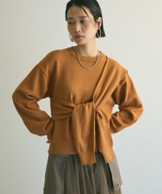 Green Parks armonia．ツイストレイヤードプルオーバー