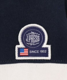 J.PRESS KIDS 【110-130cm】切替×袖プリント 長袖Tシャツ