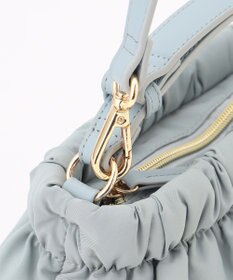 組曲 【弱撥水・軽量】2WAYギャザーハンド バッグ