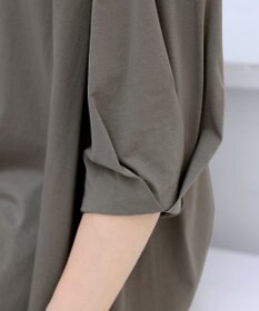 Tiaclasse L 【洗える】大人可愛いバックフレアカットチュニック