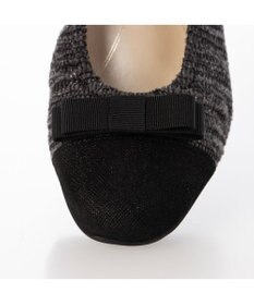 Riz raffinee <Riz raffinee>リボン付きローヒールパンプス