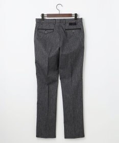 JOSEPH ABBOUD 【キングサイズ・ウエストも伸びる!オーガニックコットン使用】ムリネへリンボンストレッチ パンツ