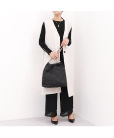 UNBILLION カシュカシュ cachecache / ナイロンキルティングチェーン手提げトート