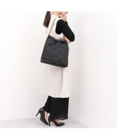 UNBILLION カシュカシュ cachecache / ナイロンキルティングチェーン手提げトート