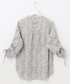 J.PRESS LADIES 【洗える】 LIBERTY Honeydew/Kate&Mil スタンドカラー ブラウス