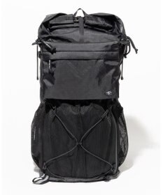 JOSEPH ABBOUD MOUNTAIN 【軽量/ECO撥水/サスティナブル素材/サコッシュが取り外せる】リサイクルリップストップ バックパック 33L