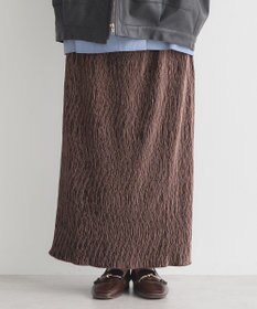 earth music&ecology シャイニーベロアスカート