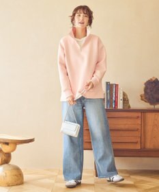 AMERICAN HOLIC ハーフＺＩＰポンチプルオーバー