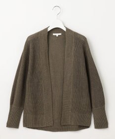 自由区 【WEB限定カラーあり・洗える】リネンミドルゲージニット カーディガン