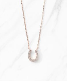 TOCCA 【WEB限定】DIAMOND HORSESHOE K10NECKLACE K10ゴールド ダイヤモンド ネックレス