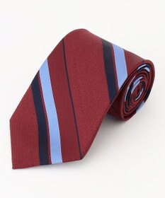 J.PRESS MEN ライトウェイトウールシルク レジメンタル ネクタイ