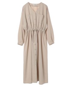 Green Parks ・ＥＬＥＮＣＡＲＥ　ＤＵＥ　Ｖネックイロイロ釦ワンピース