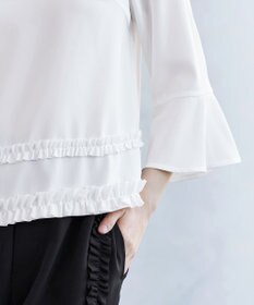 Tiaclasse L 【ブラウス×パンツ2点ット】フリルデザインセットアップ