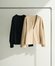 Green Parks Ｏ．洗えてストレッチ　ノーカラージャケット