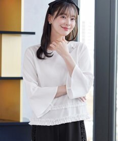 Tiaclasse L 【ブラウス×パンツ2点ット】フリルデザインセットアップ