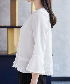 Tiaclasse L 【ブラウス×パンツ2点ット】フリルデザインセットアップ