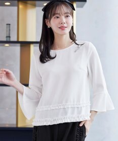 Tiaclasse L 【ブラウス×パンツ2点ット】フリルデザインセットアップ