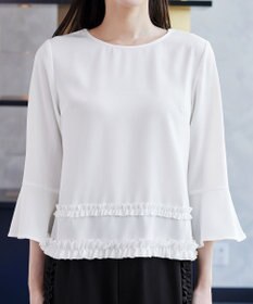 Tiaclasse L 【ブラウス×パンツ2点ット】フリルデザインセットアップ