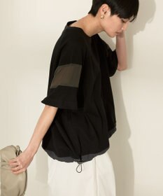 AMERICAN HOLIC 異素材ライン切替プルオーバー