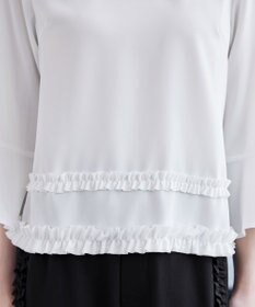 Tiaclasse L 【ブラウス×パンツ2点ット】フリルデザインセットアップ