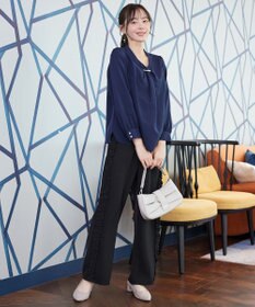 Tiaclasse L 【ブラウス×パンツ2点ット】フリルデザインセットアップ