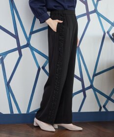 Tiaclasse L 【ブラウス×パンツ2点ット】フリルデザインセットアップ