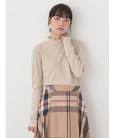 earth music&ecology ラメテレコハイネックプルオーバー