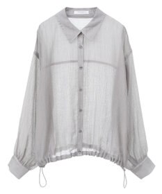 Green Parks 裾ドロストシアーシャツ