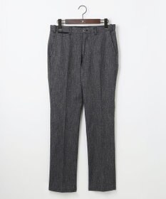 JOSEPH ABBOUD 【キングサイズ・ウエストも伸びる!オーガニックコットン使用】ムリネへリンボンストレッチ パンツ