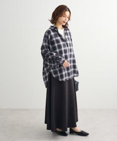 Green Parks ・ＥＬＥＮＣＡＲＥ　ＤＵＥ　チェックギャザーシャツ