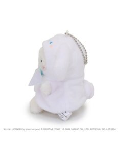Mother garden しろたん ぬいぐるみキーホルダー シナモロール　【しろたん×サンリオキャラクターズ】
