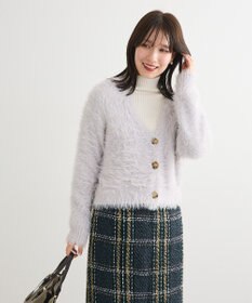 Green Parks ・Ｐｅｔｉｔ　Ｆｌｅｕｒ　シャギーニットカーディガン