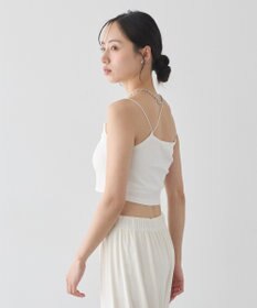 earth music&ecology カップ付ショート丈キャミソール